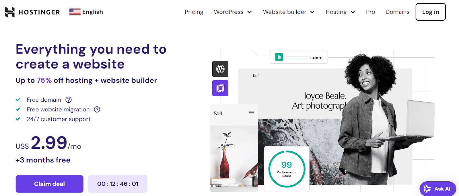 Hostinger: не понравится наш ИИ - вернем деньги