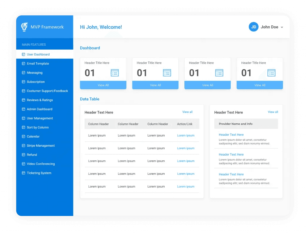 MVP Framework, созданный на Bubble: https://mvp.dev/bubble-io/