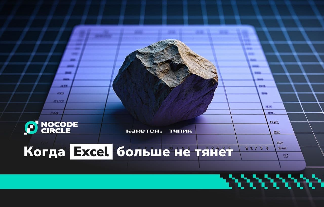 Когда Excel больше не тянет: как понять, что пора на no-code (9 признаков) + план миграции за 10 дней