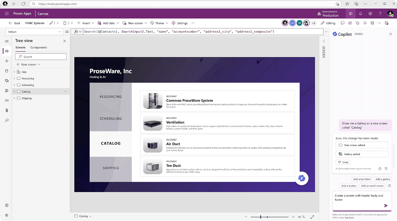 Разработка приложения на Microsoft Power Apps